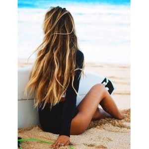 Long woman's hair