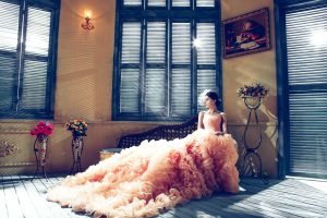 Beautiful woman in beautiful rich house in beautiful dress money luxury wealth| The Sublime Woman