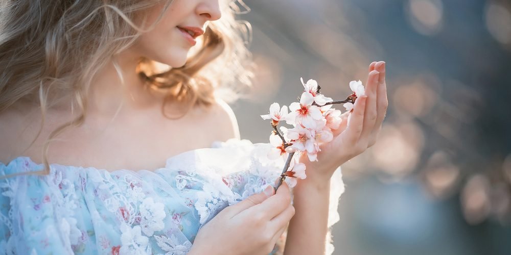 Three women's diseases, Vedic wisdom, Veds, woman holding delicate flowers | The Sublime Woman