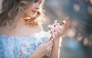 Three women's diseases, Vedic wisdom, Veds, woman holding delicate flowers | The Sublime Woman