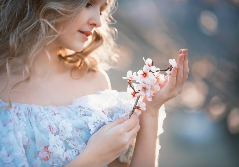 Three women's diseases, Vedic wisdom, Veds, woman holding delicate flowers | The Sublime Woman