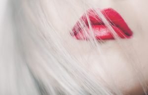 Woman with red lips red lipstick woman's face femininity | The Sublime Woman