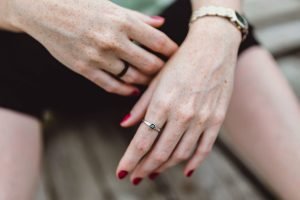 Woman's hands with red nail polish | The Sublime Woman