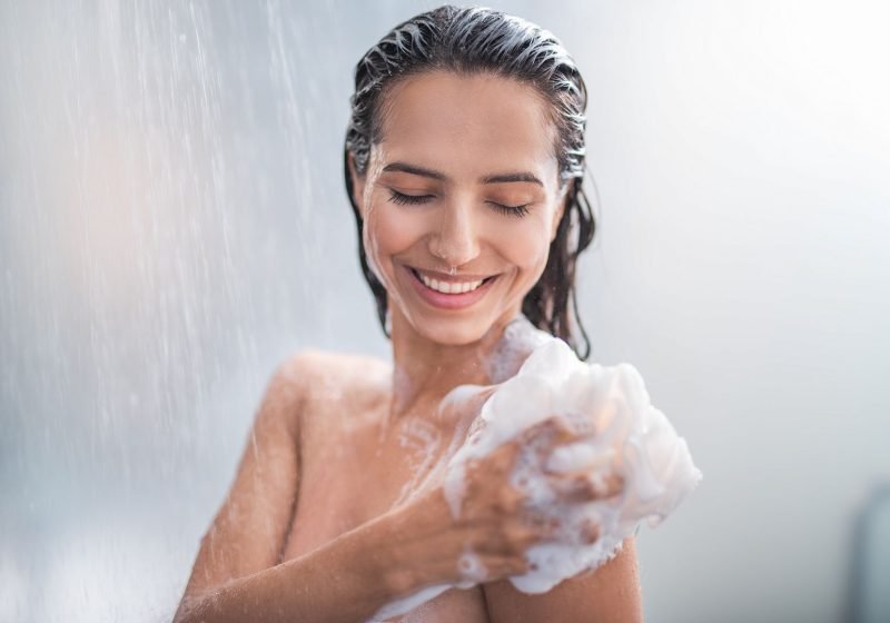 Woman under the shower energy practice | The Sublime Woman