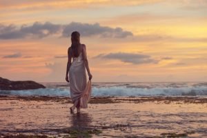 Young woman on the shore energetic hygiene for women | The Sublime Woman