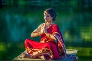 Week Of A Wise Woman: Vedic Calendar, beautiful indian woman in saree, following planet energies throughout the week | The Sublime Woman