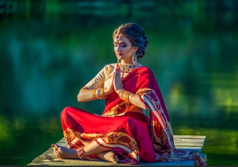 Week Of A Wise Woman: Vedic Calendar, beautiful indian woman in saree, following planet energies throughout the week | The Sublime Woman