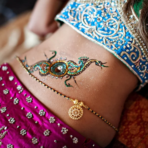 Living in the Womb Practice for woman Easter beautiful belly mehendi belly jewelry | The Sublime Woman