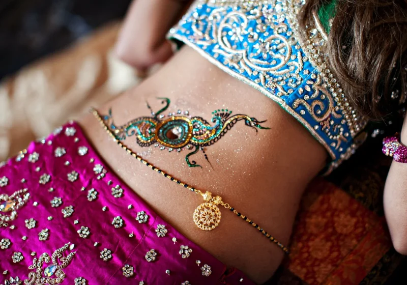 Living in the Womb Practice for woman Easter beautiful belly mehendi belly jewelry | The Sublime Woman