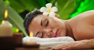 Practical Beauty Magic, beautiful woman laying in spa, feminine woman, beauty rituals | The Sublime Woman