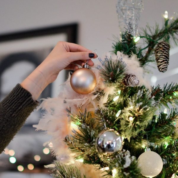 Magical Christmas Tree Decorating woman decorating the tree christmas ritual | The Sublime Woman