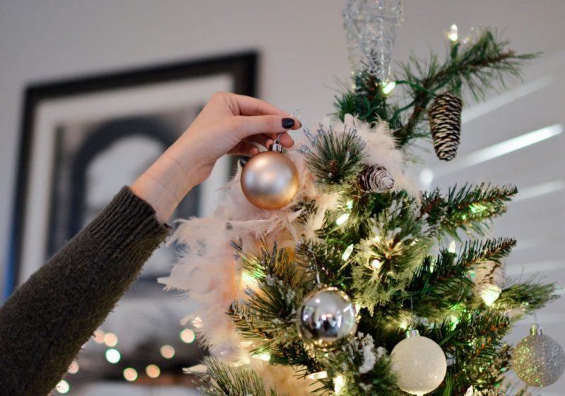 Magical Christmas Tree Decorating woman decorating the tree christmas ritual | The Sublime Woman