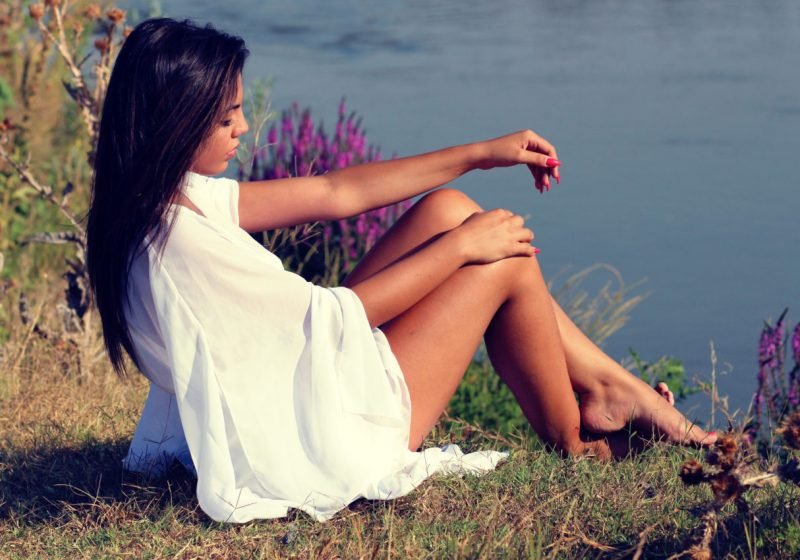 Sensuality Divine And Sacred beautiful feminine woman by the water | The Sublime Woman