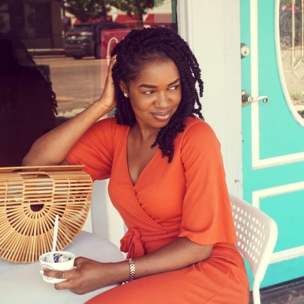 Practice Woman's Swadhistana Chakra beautiful black woman in a dress | The Sublime Woman